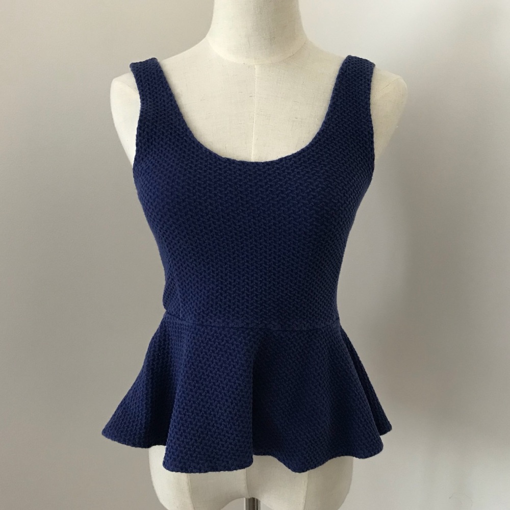 Anthropologie Cropped Peplum